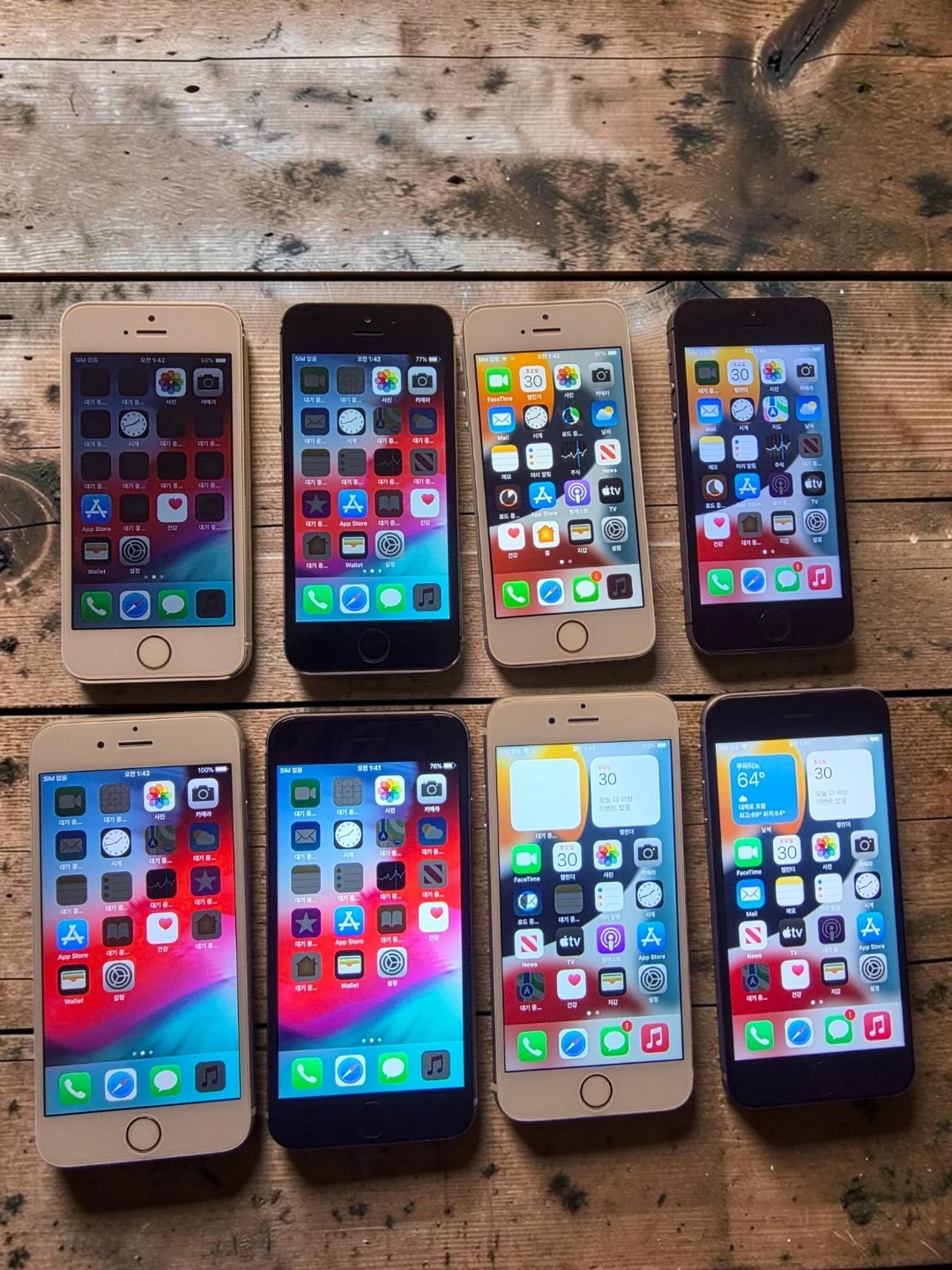 아이폰 5s , 6 , se1 , 6s 팝니다 배터리효율100%