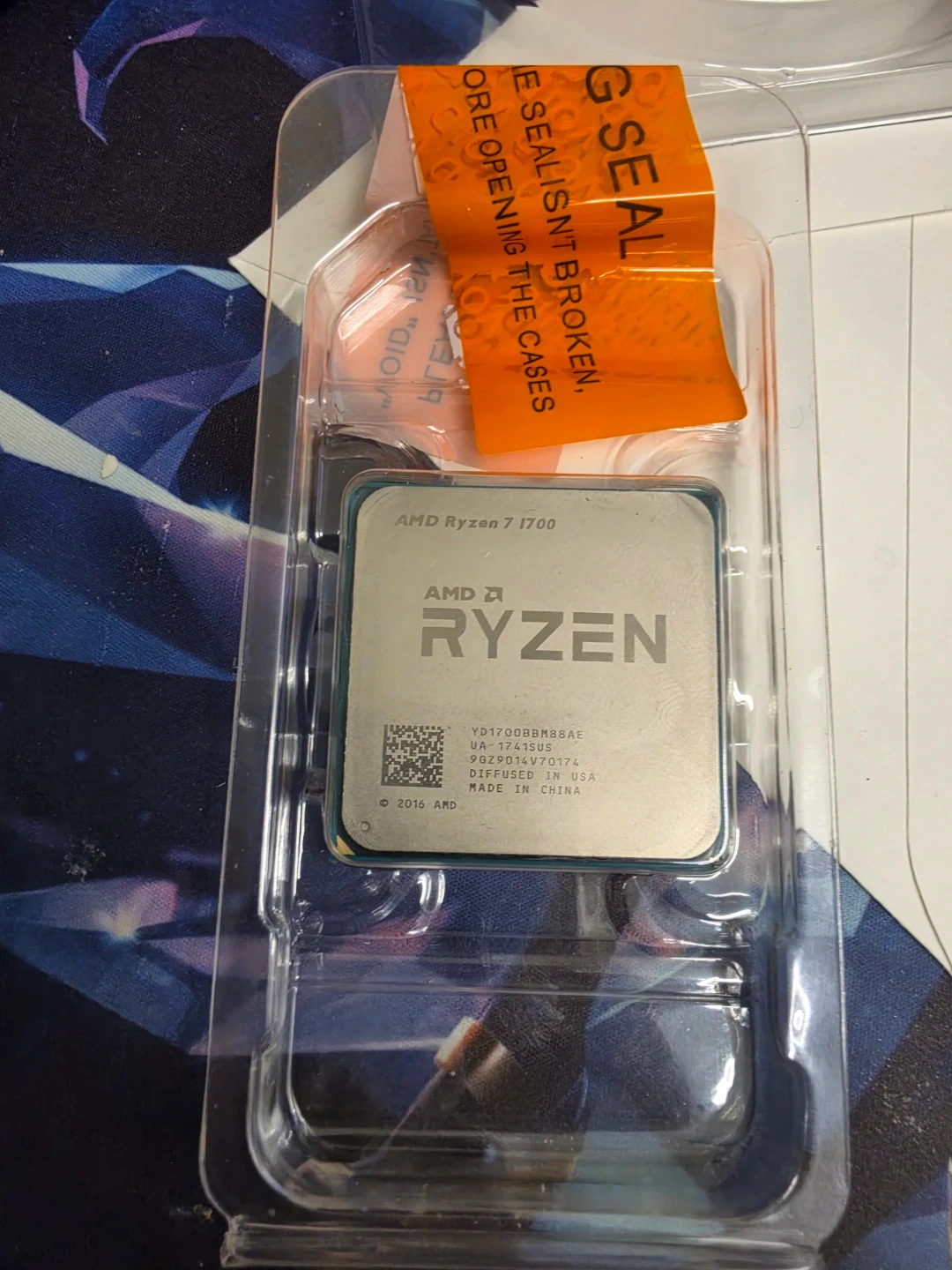 AMD 라이젠7 1700 CPU 팝니다