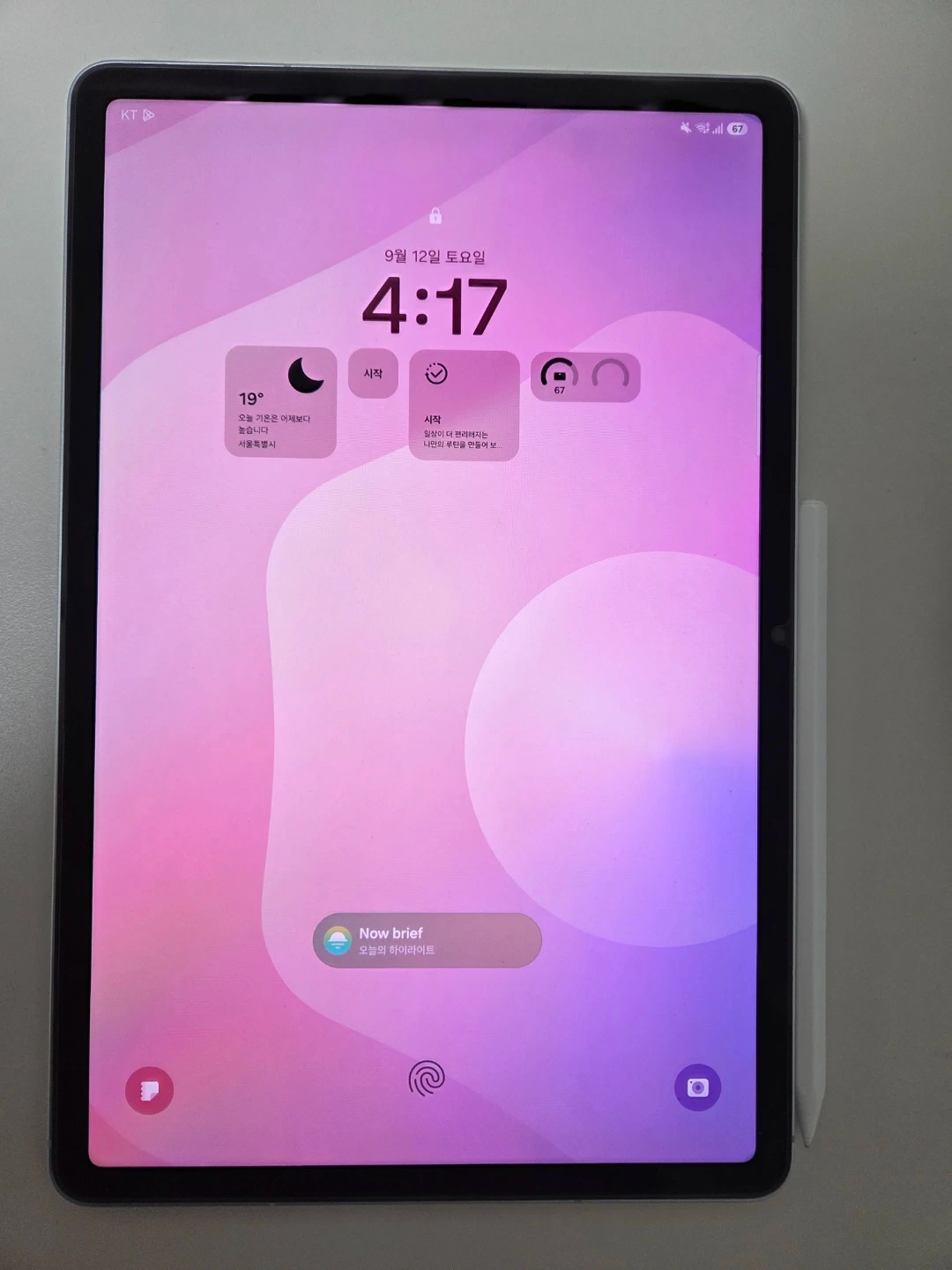 갤럭시탭 S11 5G 실버 128GB + 북커버케이스