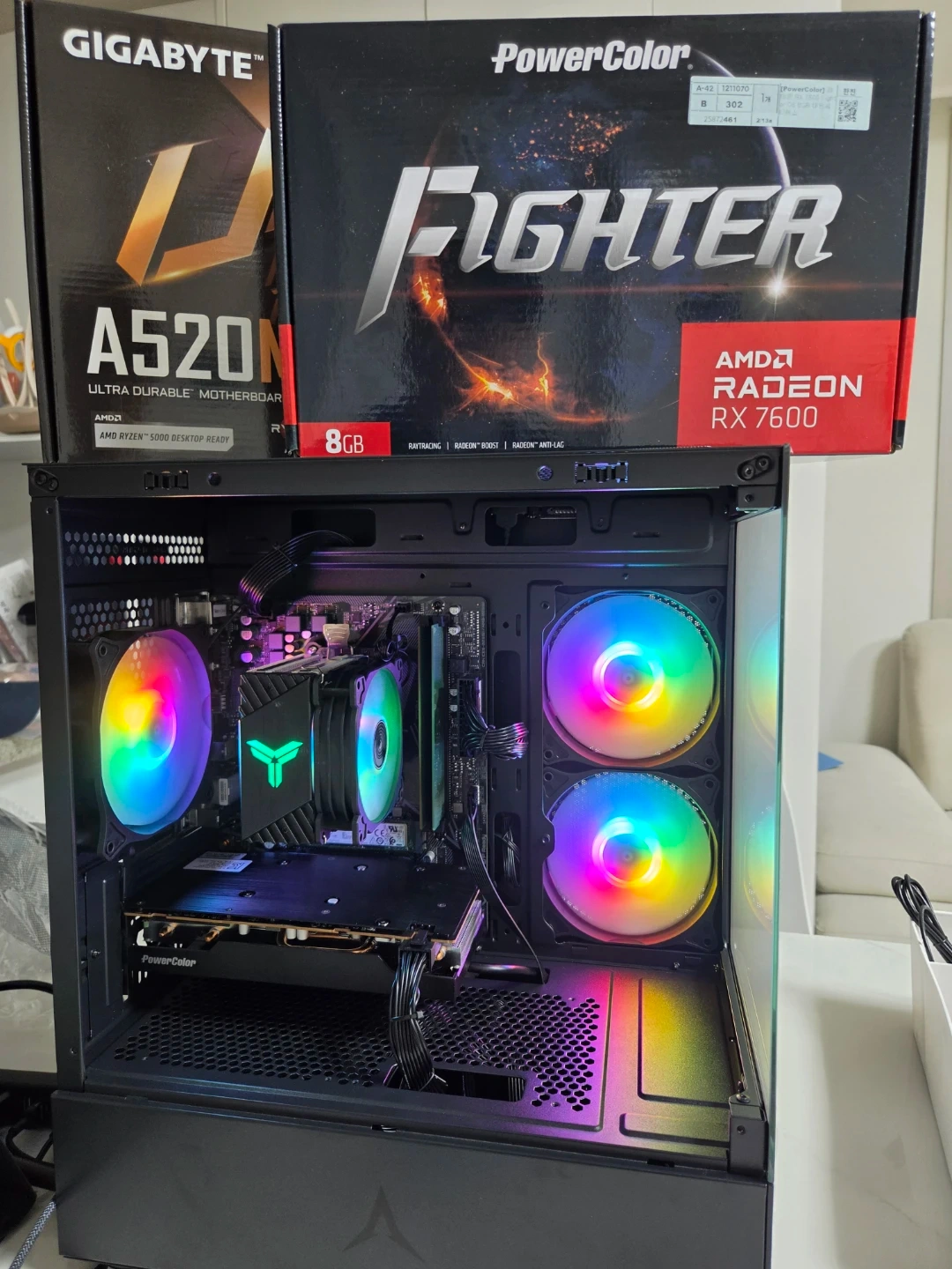 극강의 가성비 컴터 보증빵빵RX7600 라이젠5600
