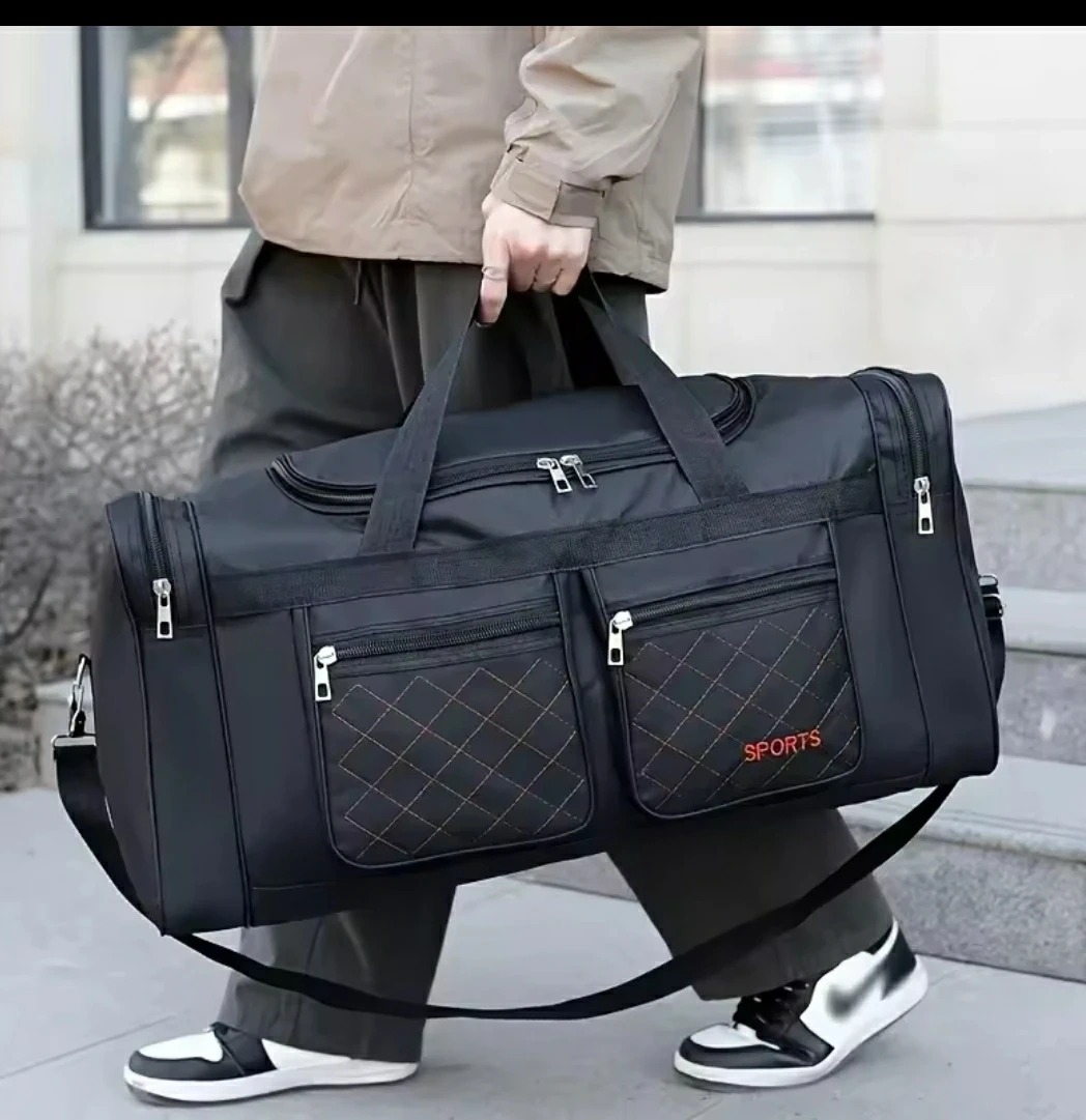 대형 스포츠 보스턴백 블랙