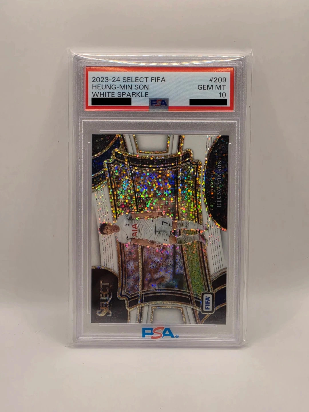 손흥민 23-24 셀렉트 FIFA 화이트 스파클 PSA 10