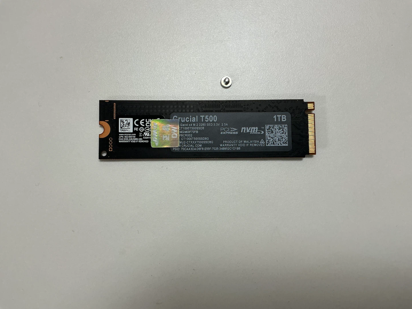 Crucial T500 M.2 NVMe SSD 1TB | 디지털기기 | 당근 중고거래