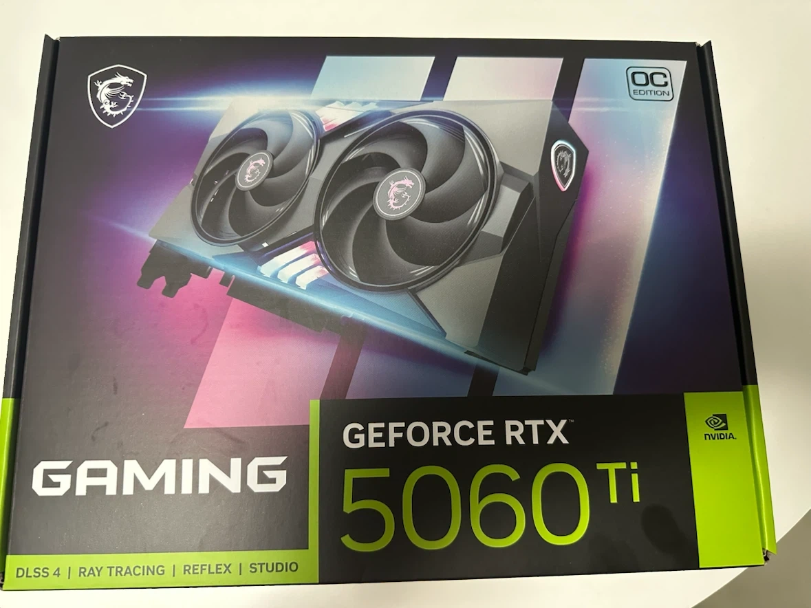 MSI RTX 5060 Ti GAMING OC 8GB 트윈프로져 판매