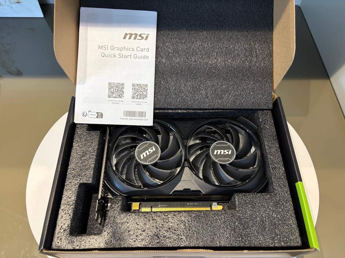 MSI RTX 4060Ti VENTUS 2X BLACK 8G