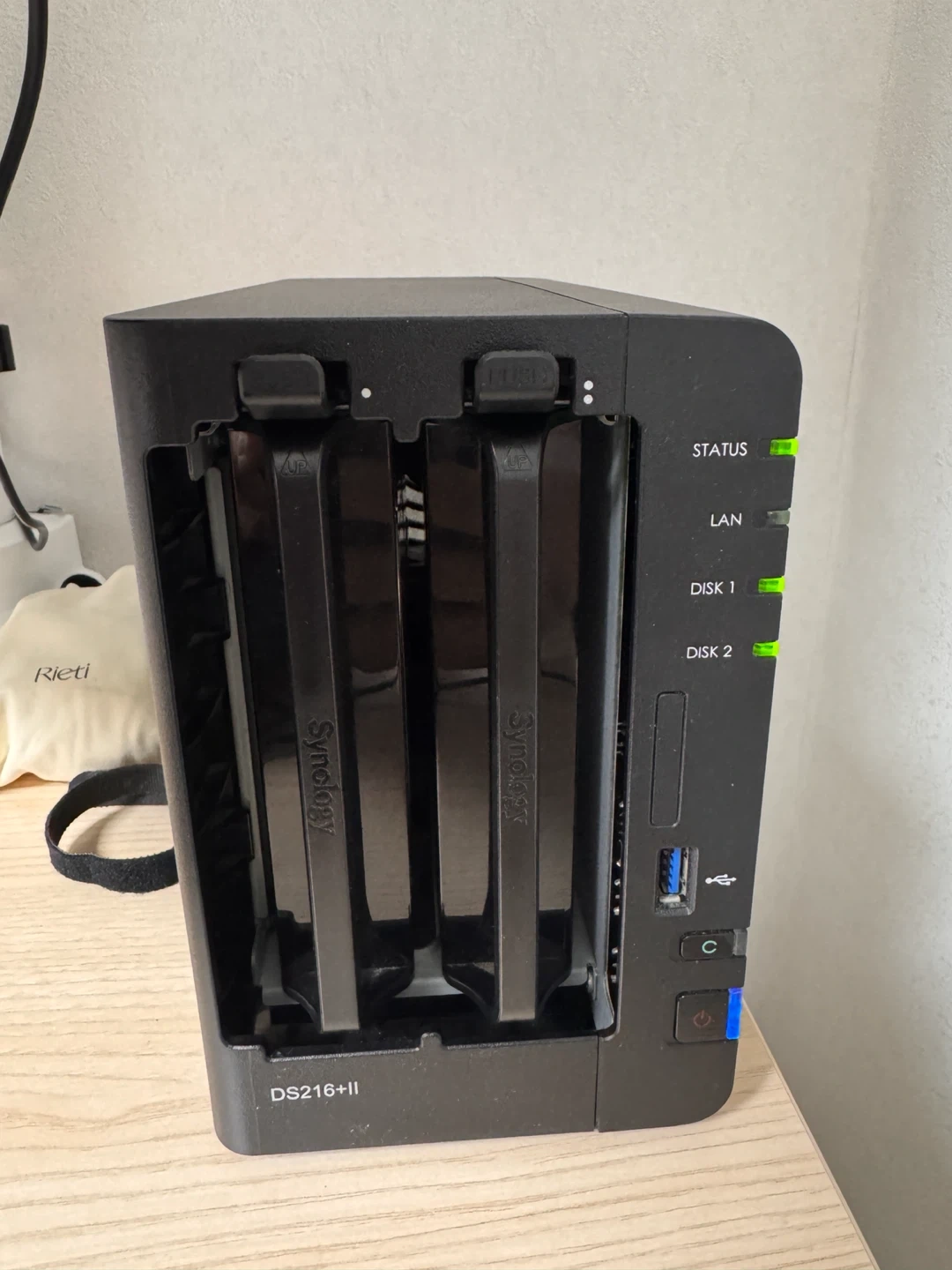 시놀로지 DS216+II NAS 2베이 램업글 4G + 2T 1T 1T
