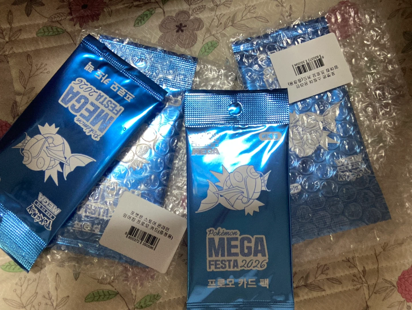 포켓몬 MEGA 페스타 2026 잉어킹 프로모 카드팩