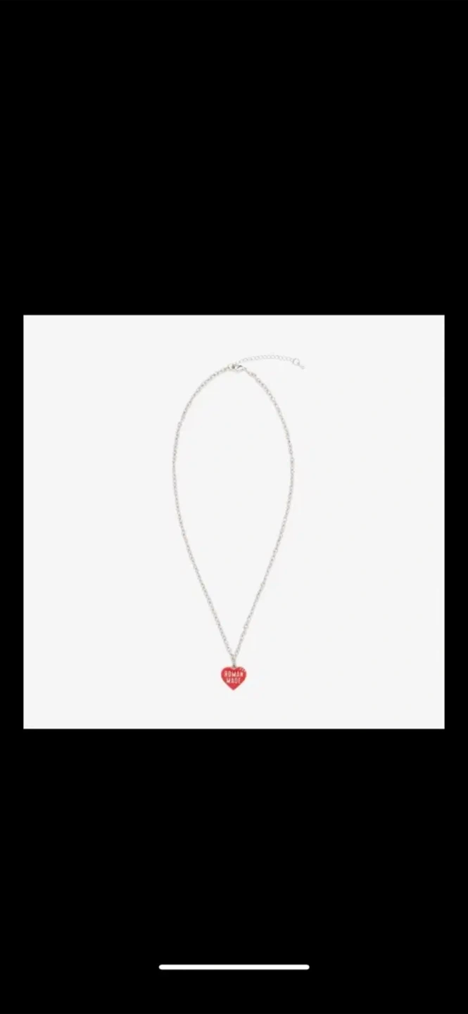 휴먼메이드 하트 목걸이 Humanmade necklace