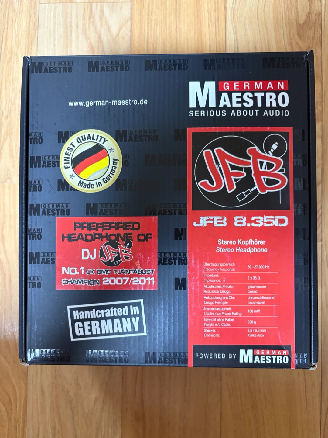 GERMAN MAESTRO JFB 8.35D 헤드폰 | 생활가전 | 당근 중고거래
