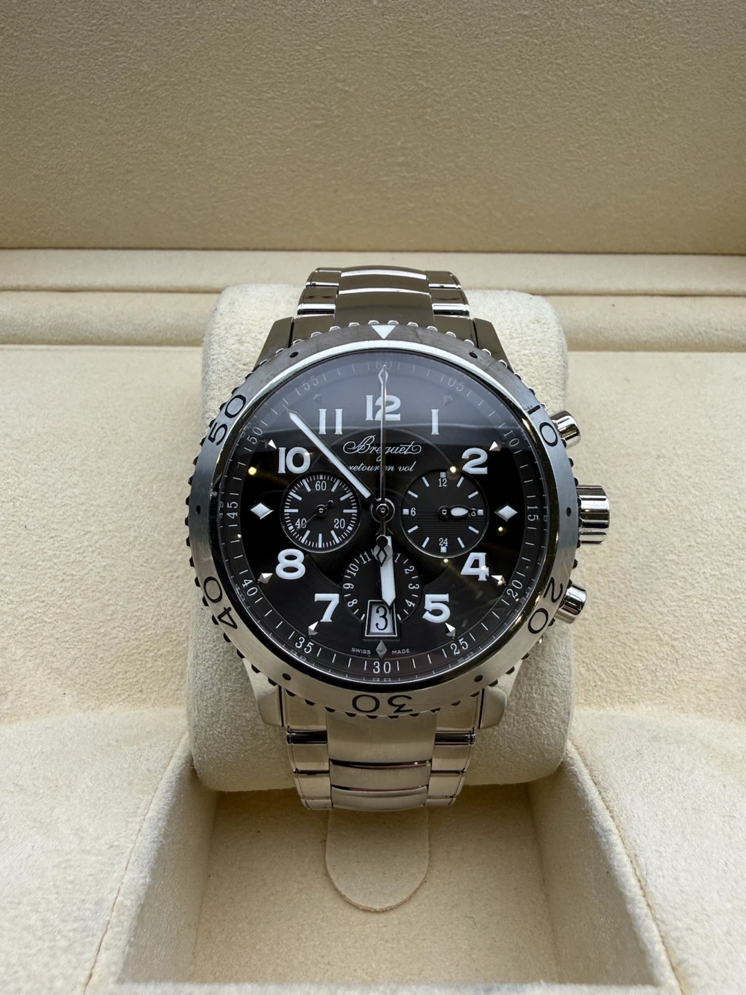 브레게 타입 XXI 크로노그래프 스틸 42mm