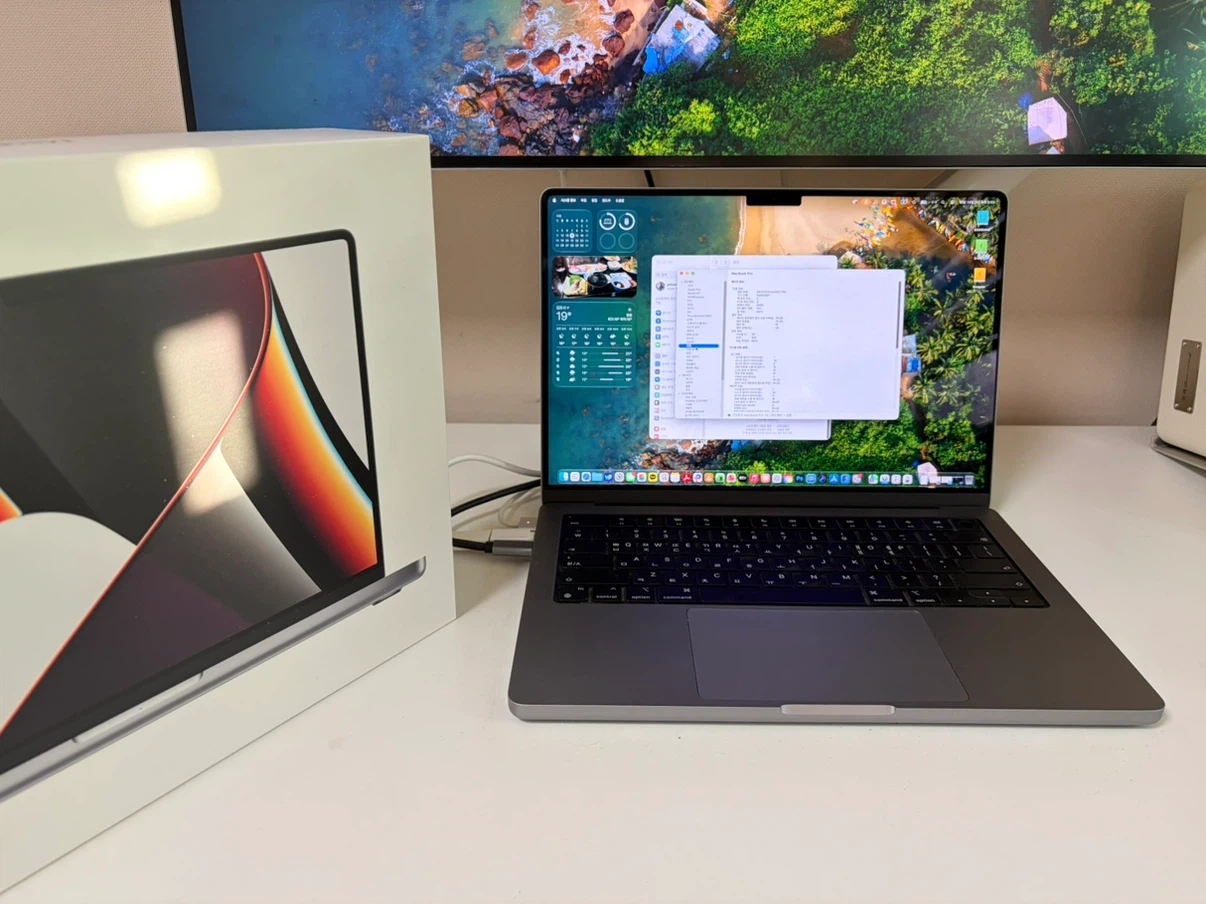 맥북프로 m1 pro 14인치 스페이스그레이