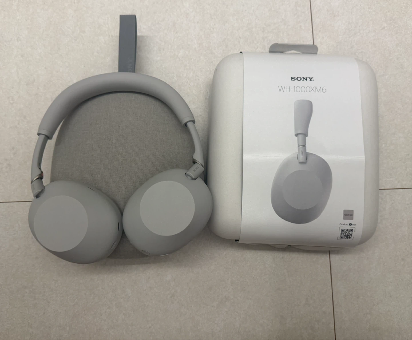 소니 WH-1000XM6 헤드폰 플래티넘 실버