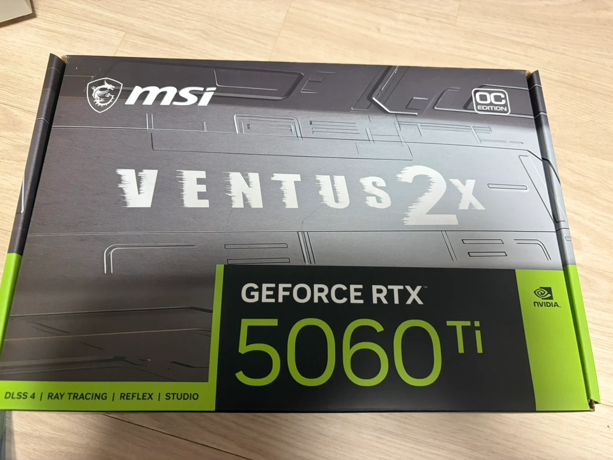 MSI 지포스 RTX 5060 Ti 그래픽카드 판매해요.