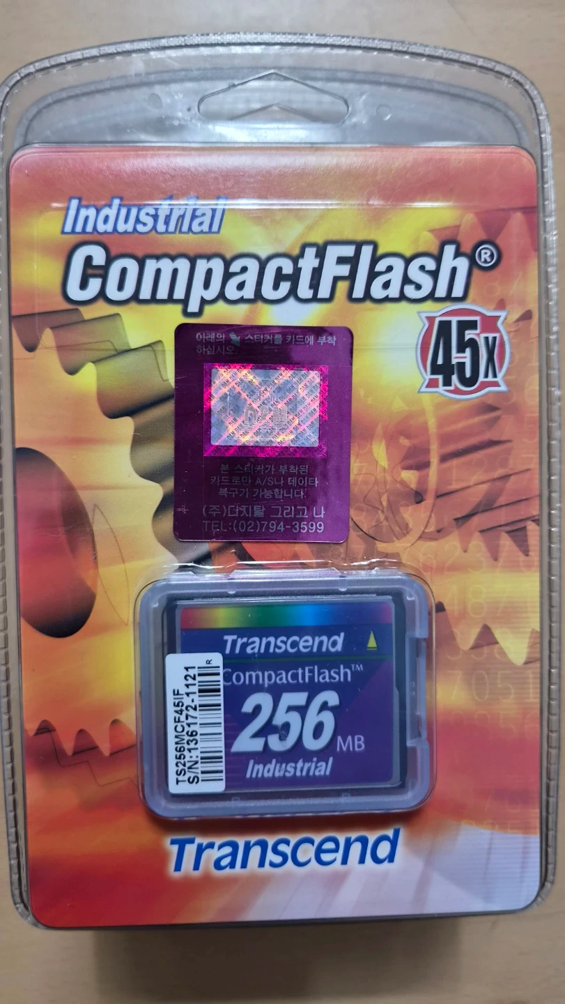 트랜센드 CompactFlash 256MB 산업용 메모리카드