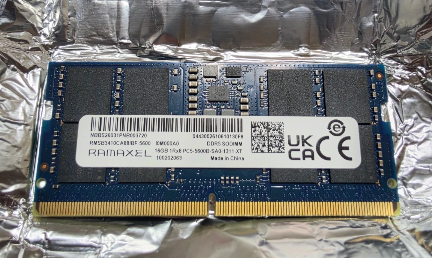 HP 노트북에도 쓰이는 RAMAXEL DDR5 16GB 5600MHz 램