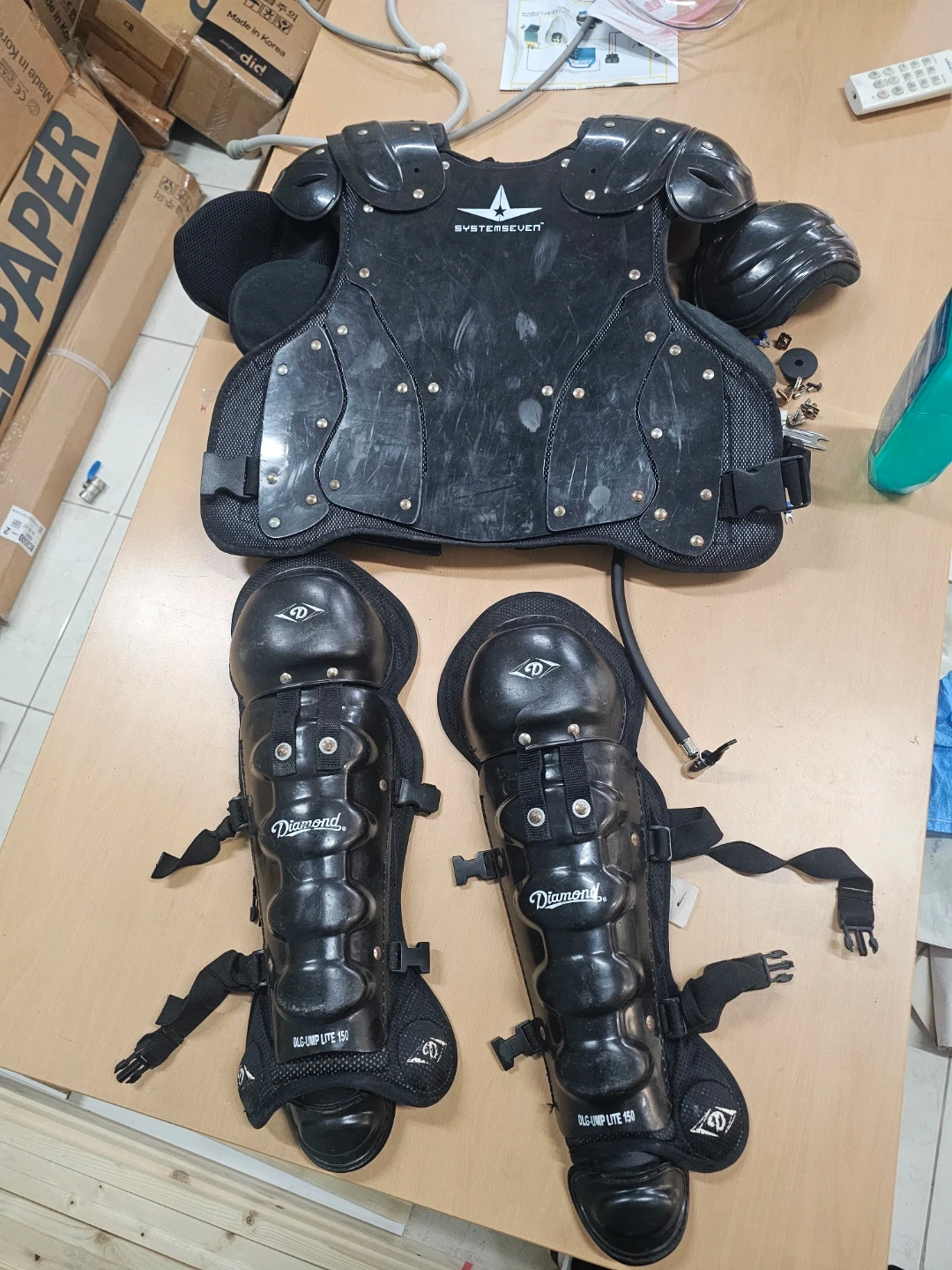 올스타 포수 보호대 세트