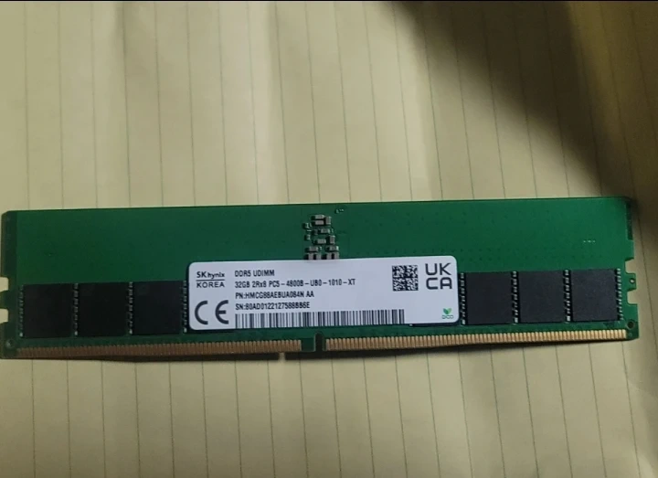 급처 sk하이닉스 ddr5 32gb pc4800