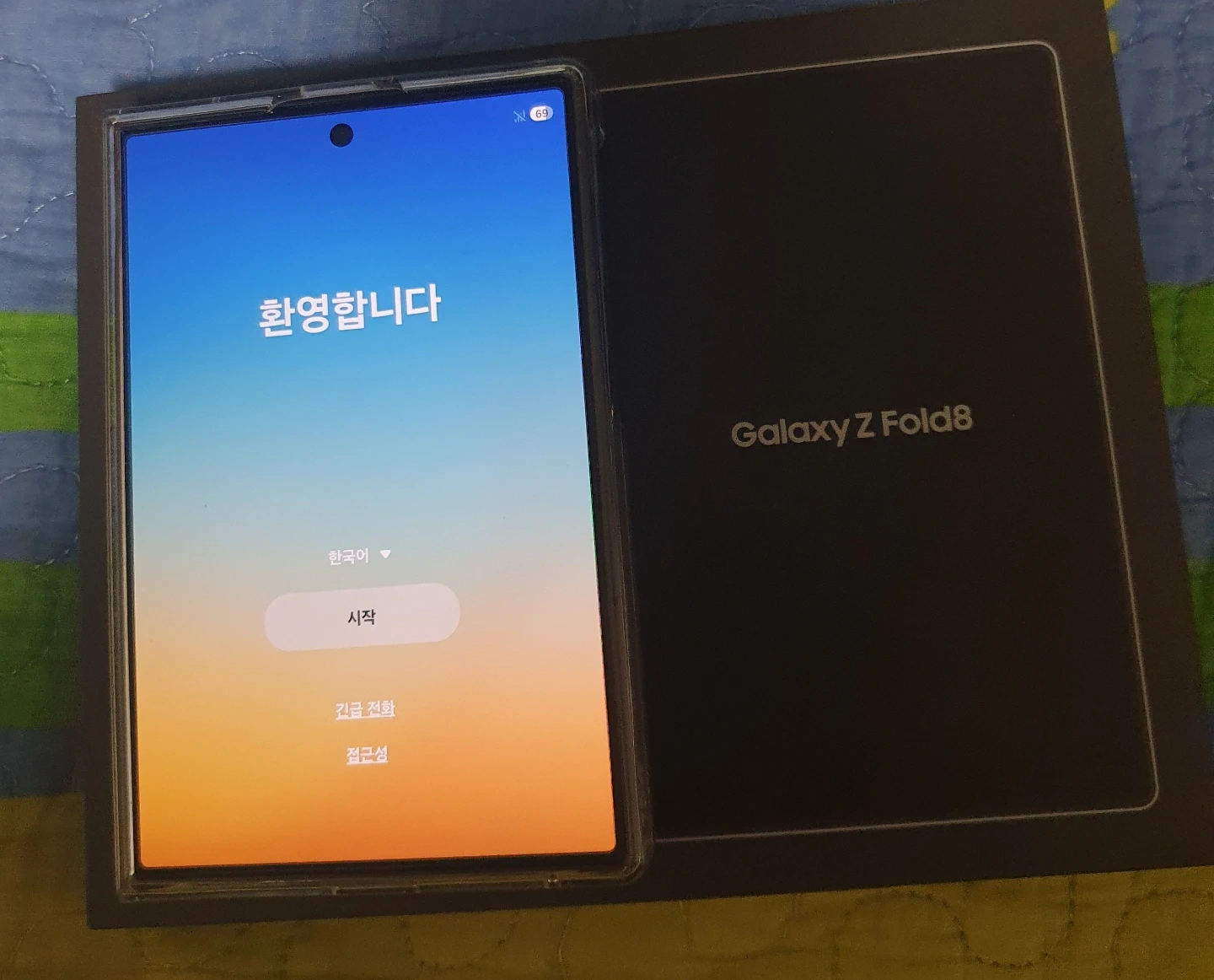 갤럭시 폴드8 그라파이트 256