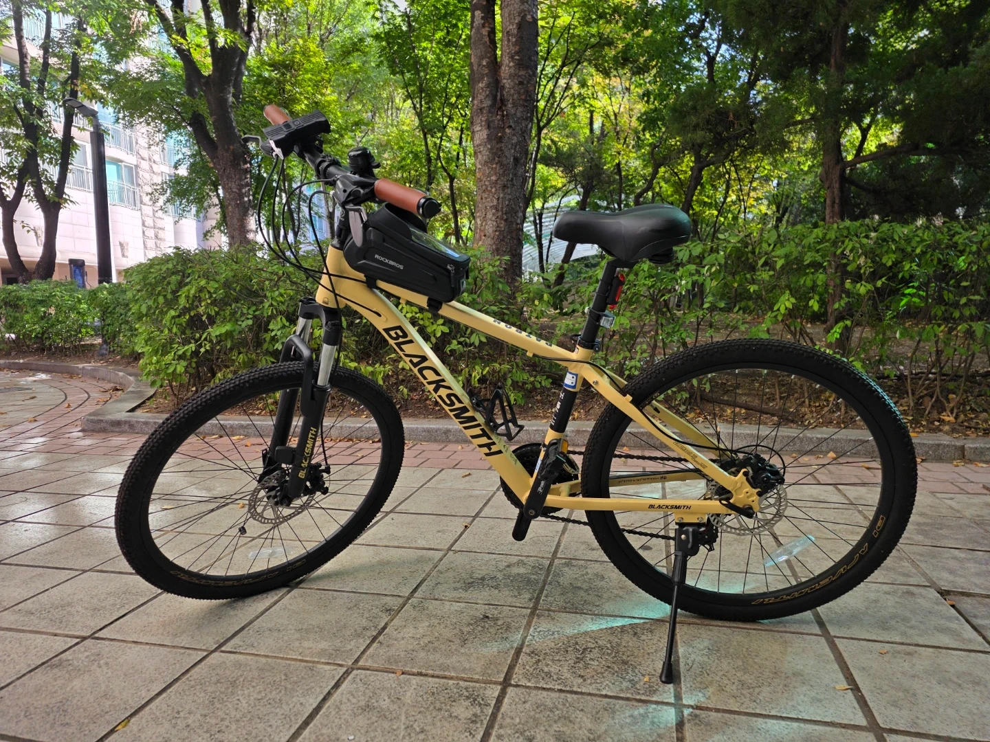 블랙스미스 27.5인치 옐로우 MTB 자전거