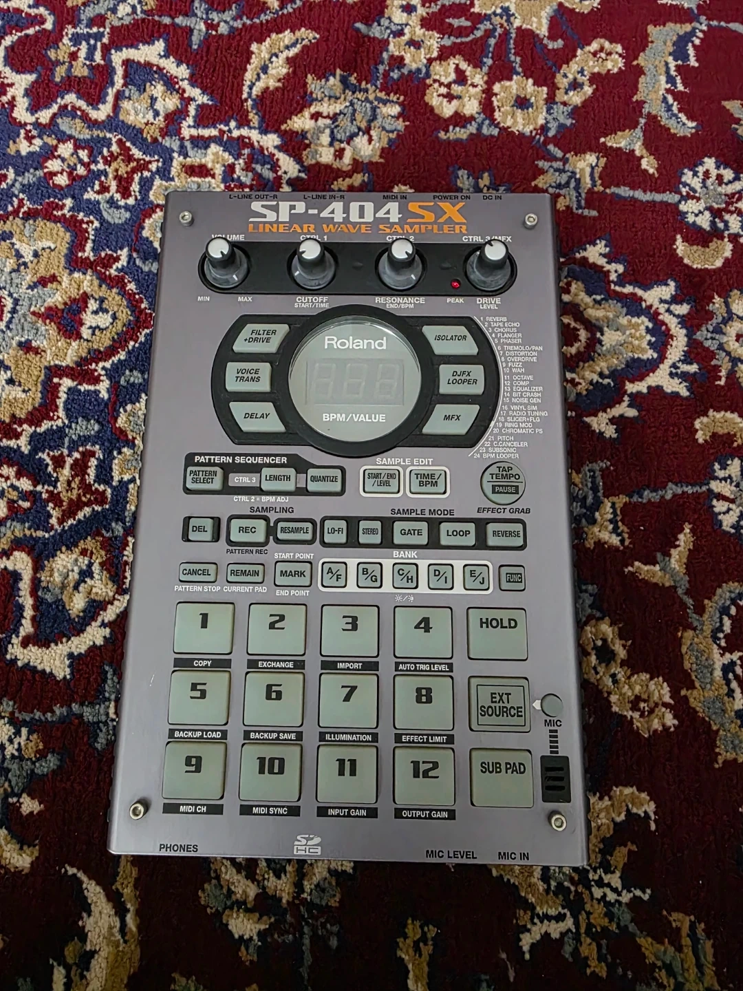 Roland SP-404SX 샘플러