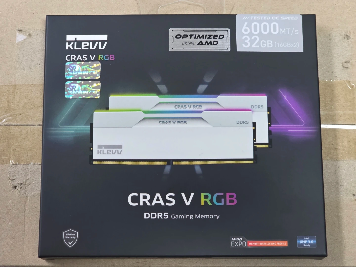 미개봉새제품) 서린정품 DDR5 6000 CL30 32GB(16gb x 2) 고수율 하이닉스 A다이
