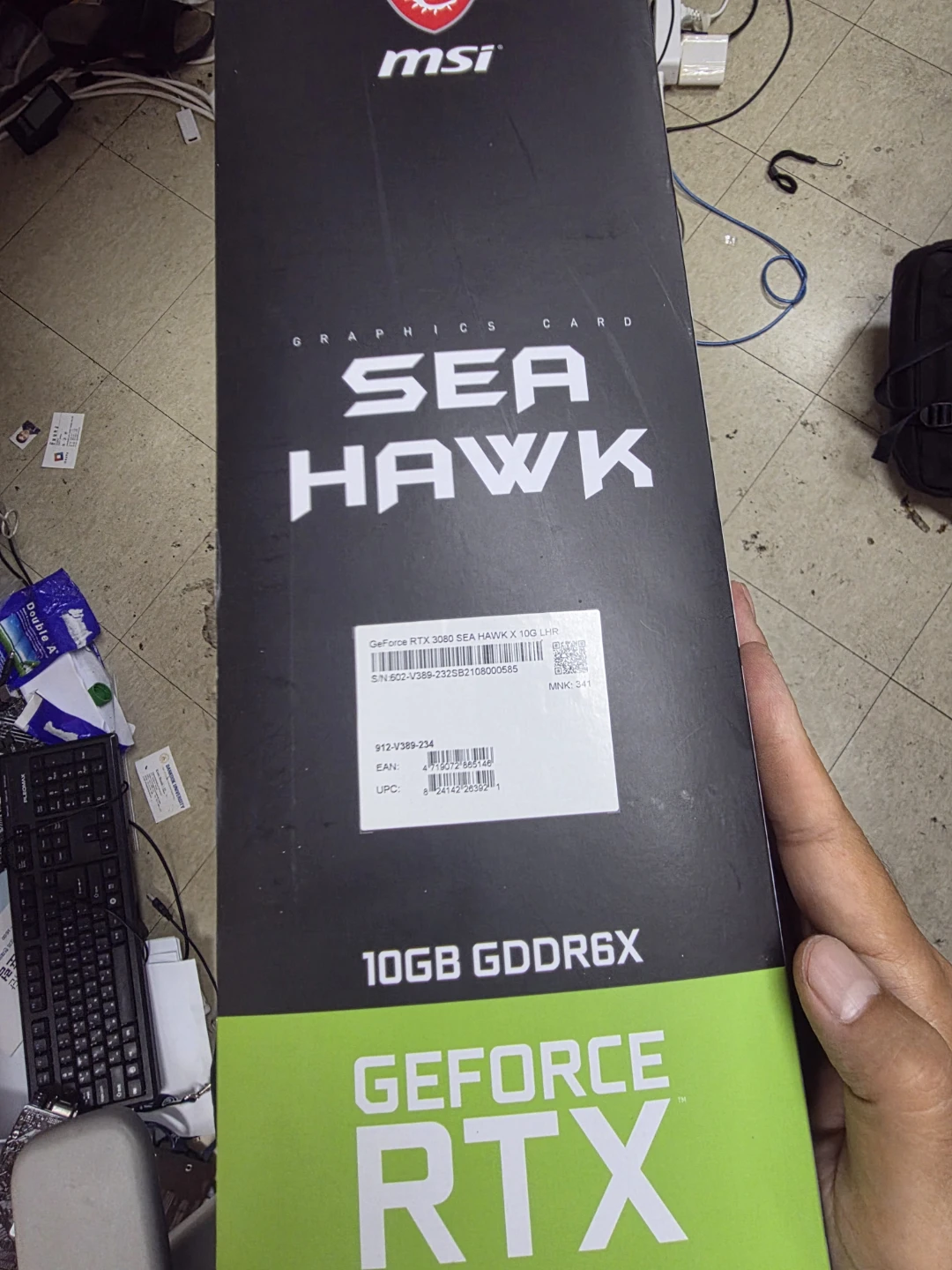 MSI RTX 3080 SEA HAWK 10GB GDDR6X | 디지털기기 | 당근 중고거래