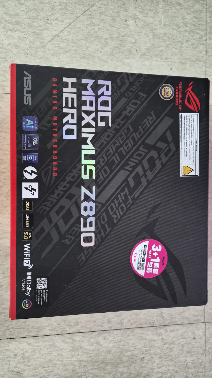 ASUS ROG MAXIMUS Z890 HERO 메인보드 박스만 팝니다 | 디지털기기 | 당근 중고거래