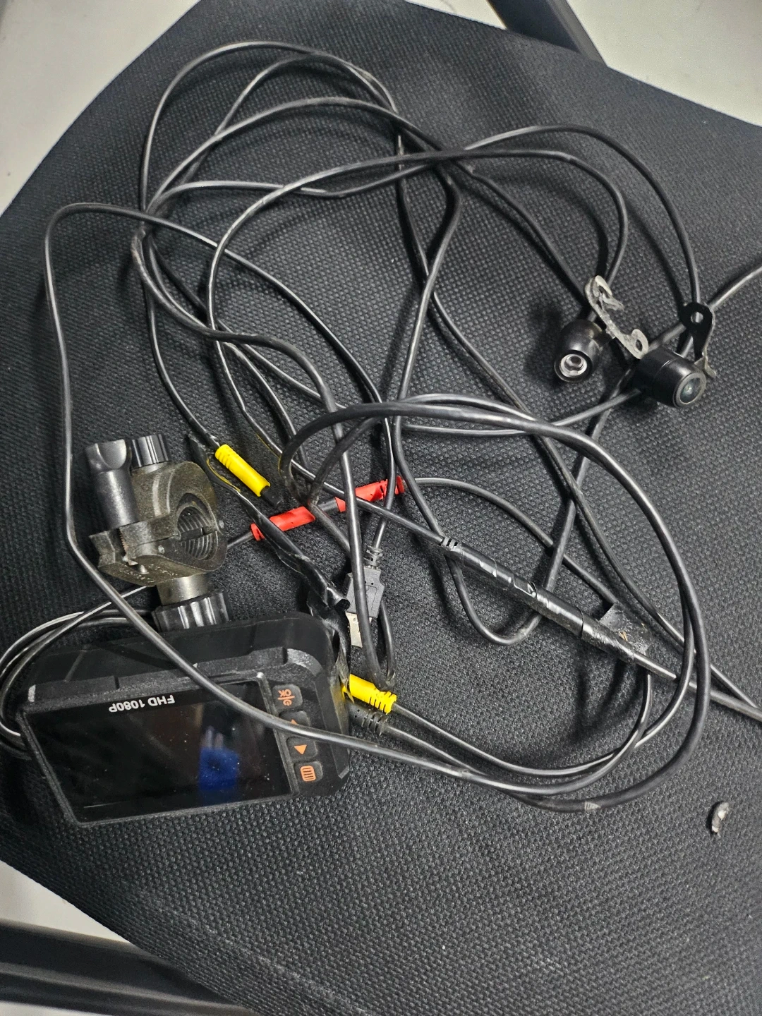 오토바이 ,자전거용 2채널 블랙박스 전후방 카메라