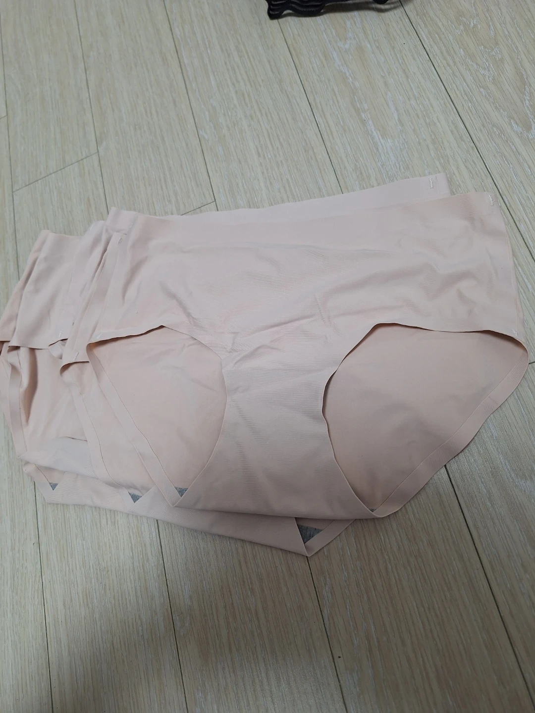 심리스 여성 팬티 베이지 M