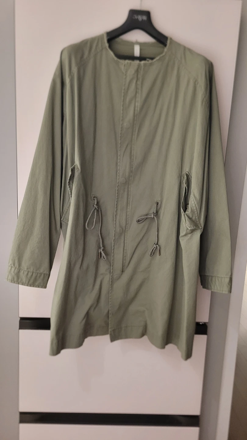남성) 자라 야상 카키 L-XL