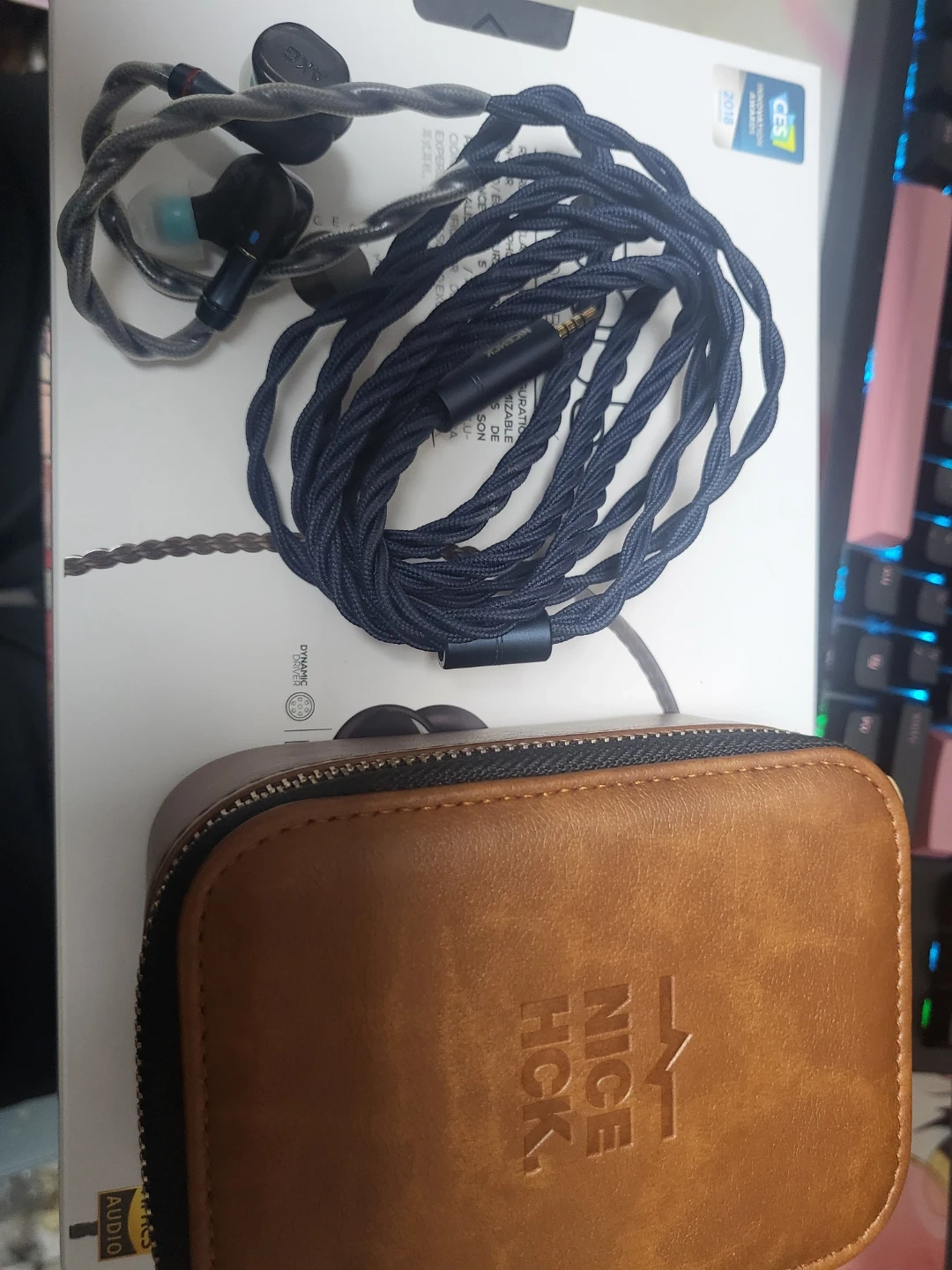 AKG N5005 + NICEHCK DragonScale 7N OCC 2.5mm