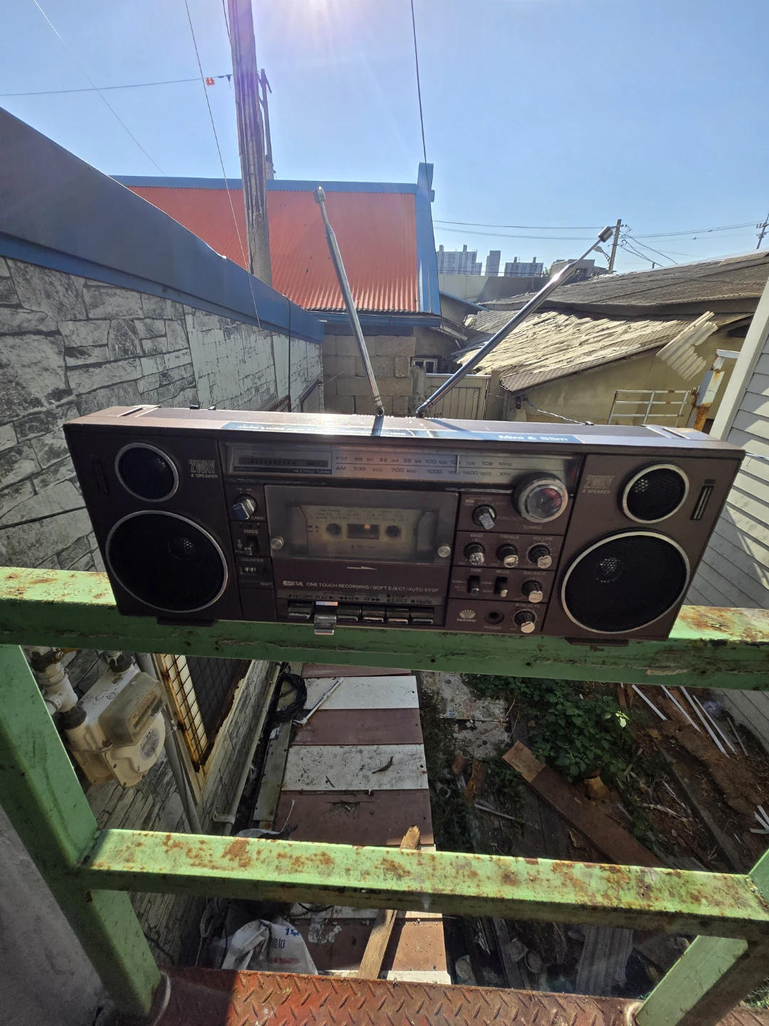80년대 대우 TC-1100W 라디오 카세트 플레이어 | 생활가전 | 당근 중고거래