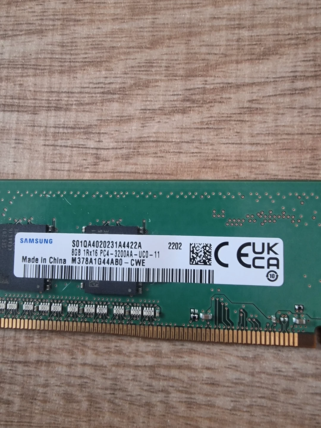 삼성 DDR4 8GB PC4-3200AA 데스크탑 램