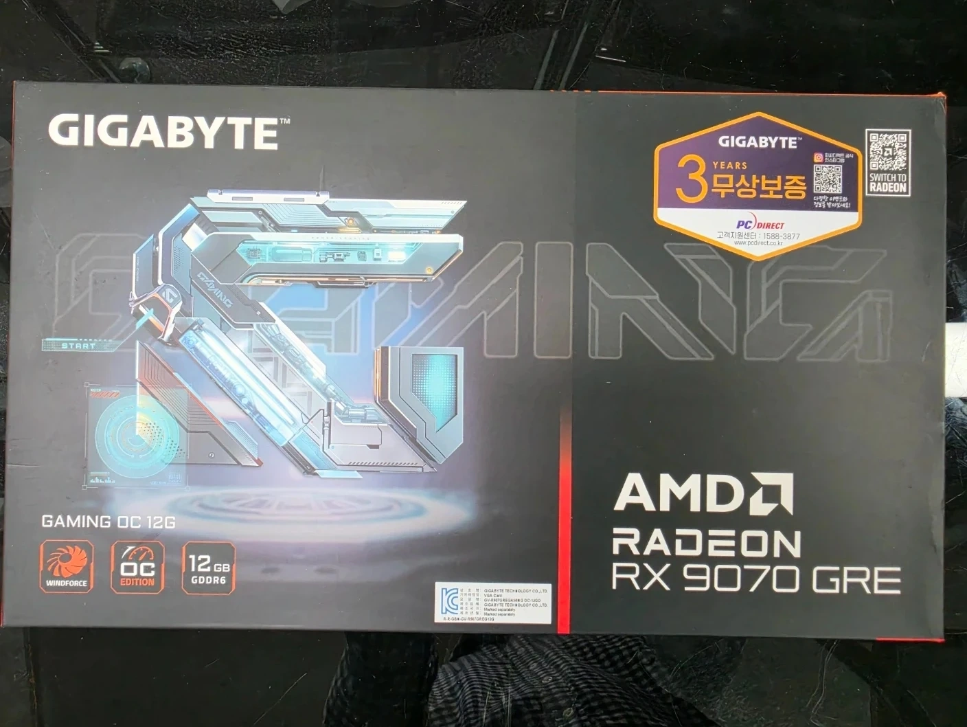기가바이트 RX 9070 GRE 게이밍 OC 12GB