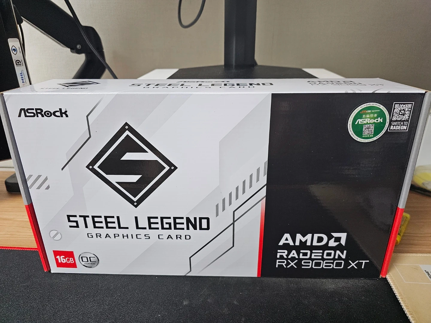 ASRock RX 9060 XT Steel Legend OC D6 16GB