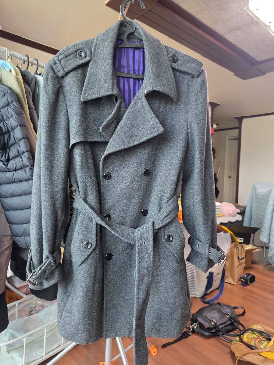 SIEG FAHRENHEIT 캐시미어 트렌치코트