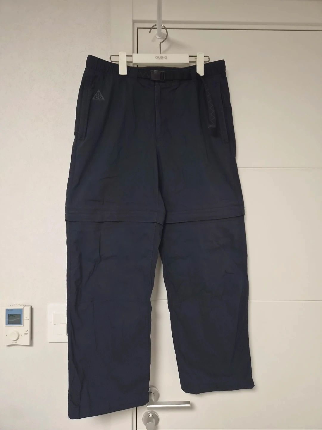 나이키 ACG 컨버터블 팬츠 블랙 M 2way