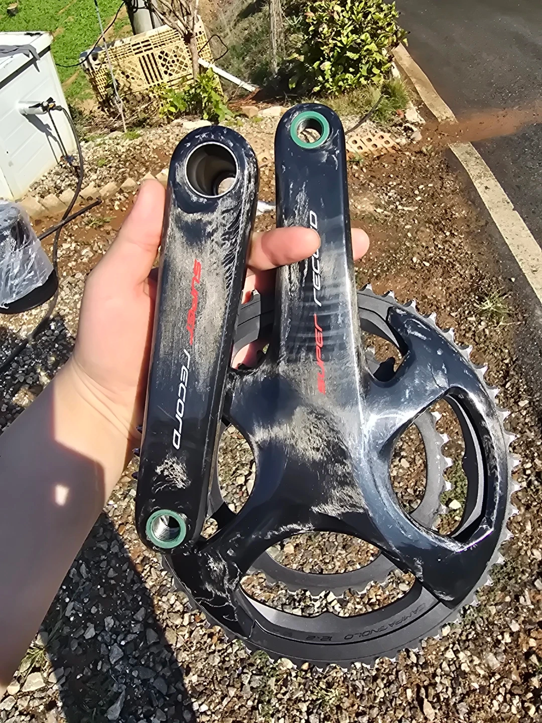 캄파놀로 슈퍼레코드 12단 카본 크랭크 175mm 50/34T 판매