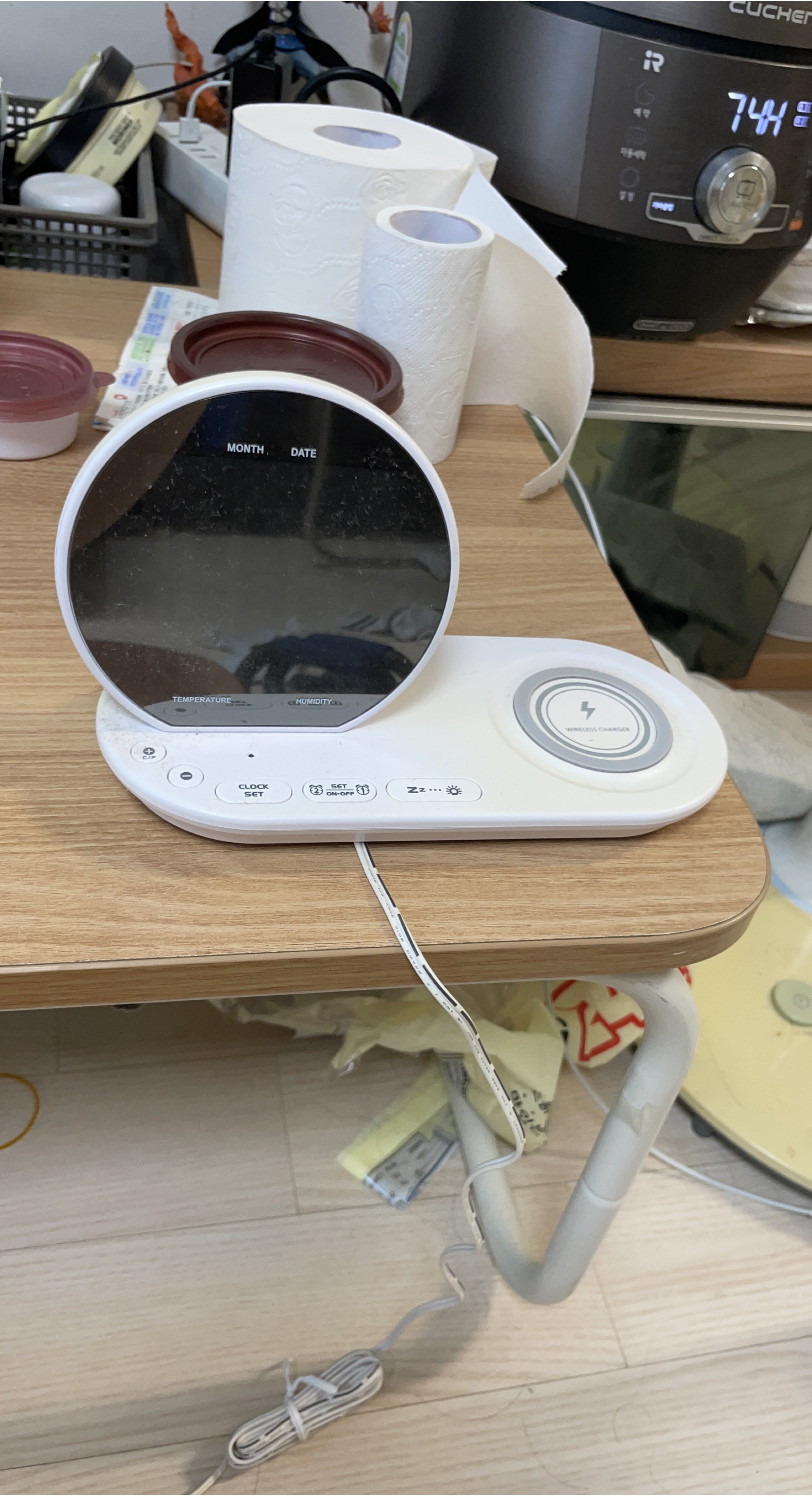 무선충전 알람시계