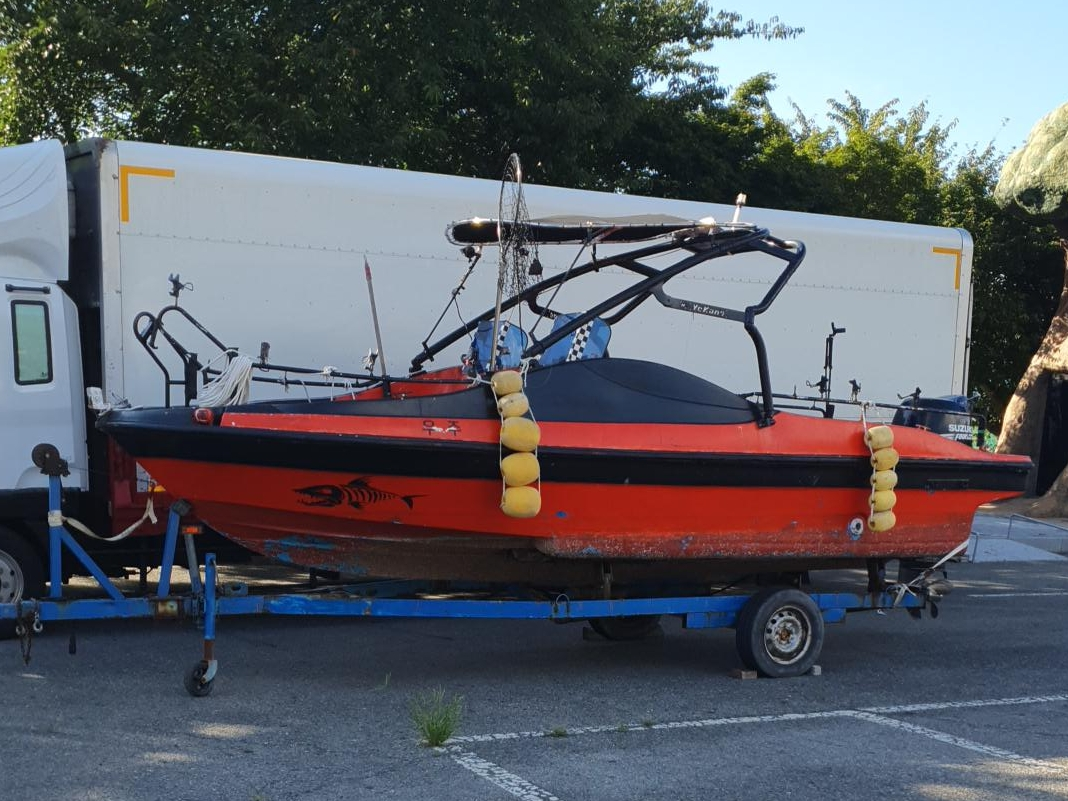 중고 보트 Suzuki 엔진