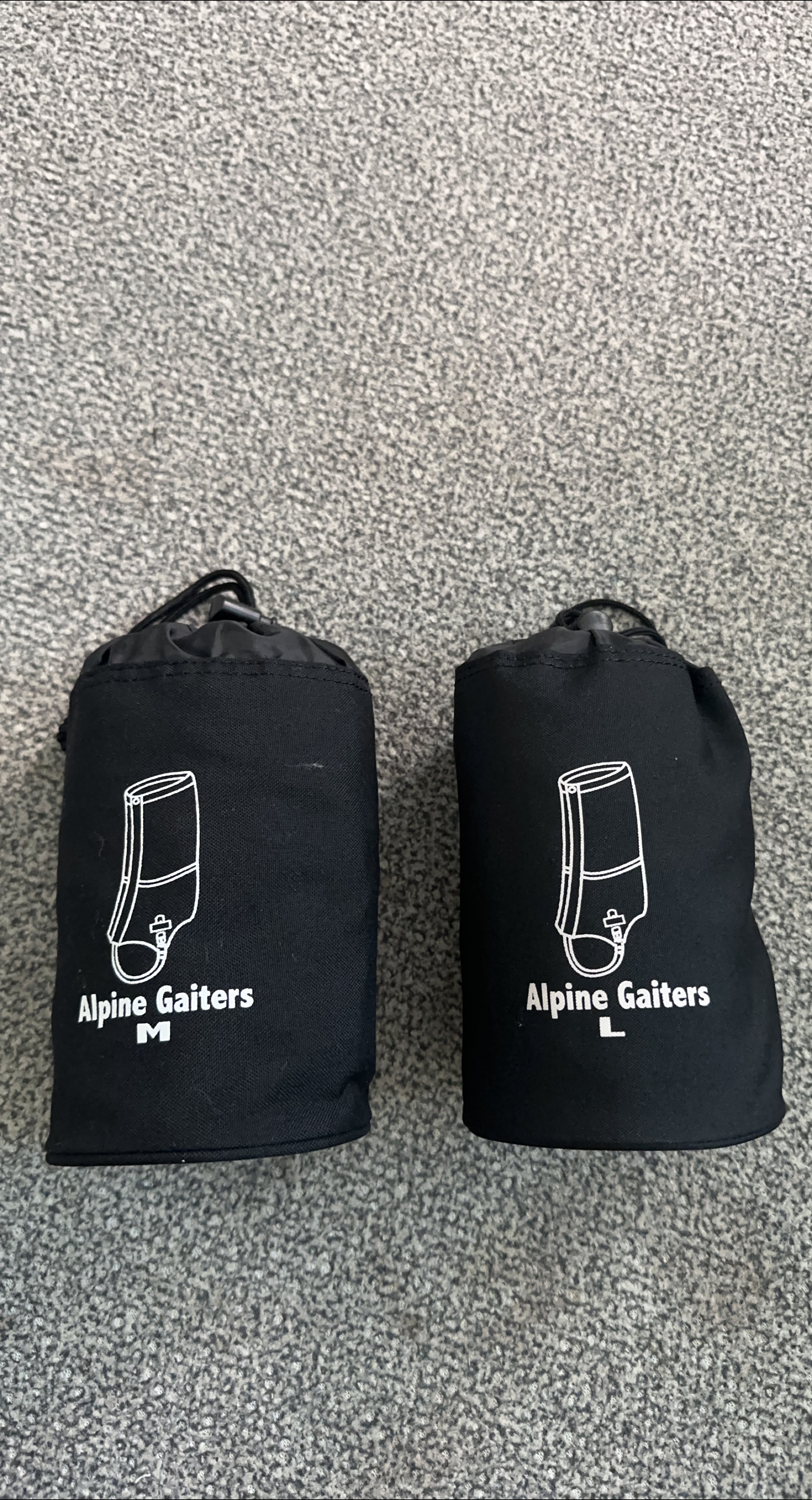 Alpine Gaiters (알파인 게이터) M & L (미사용, 중고)