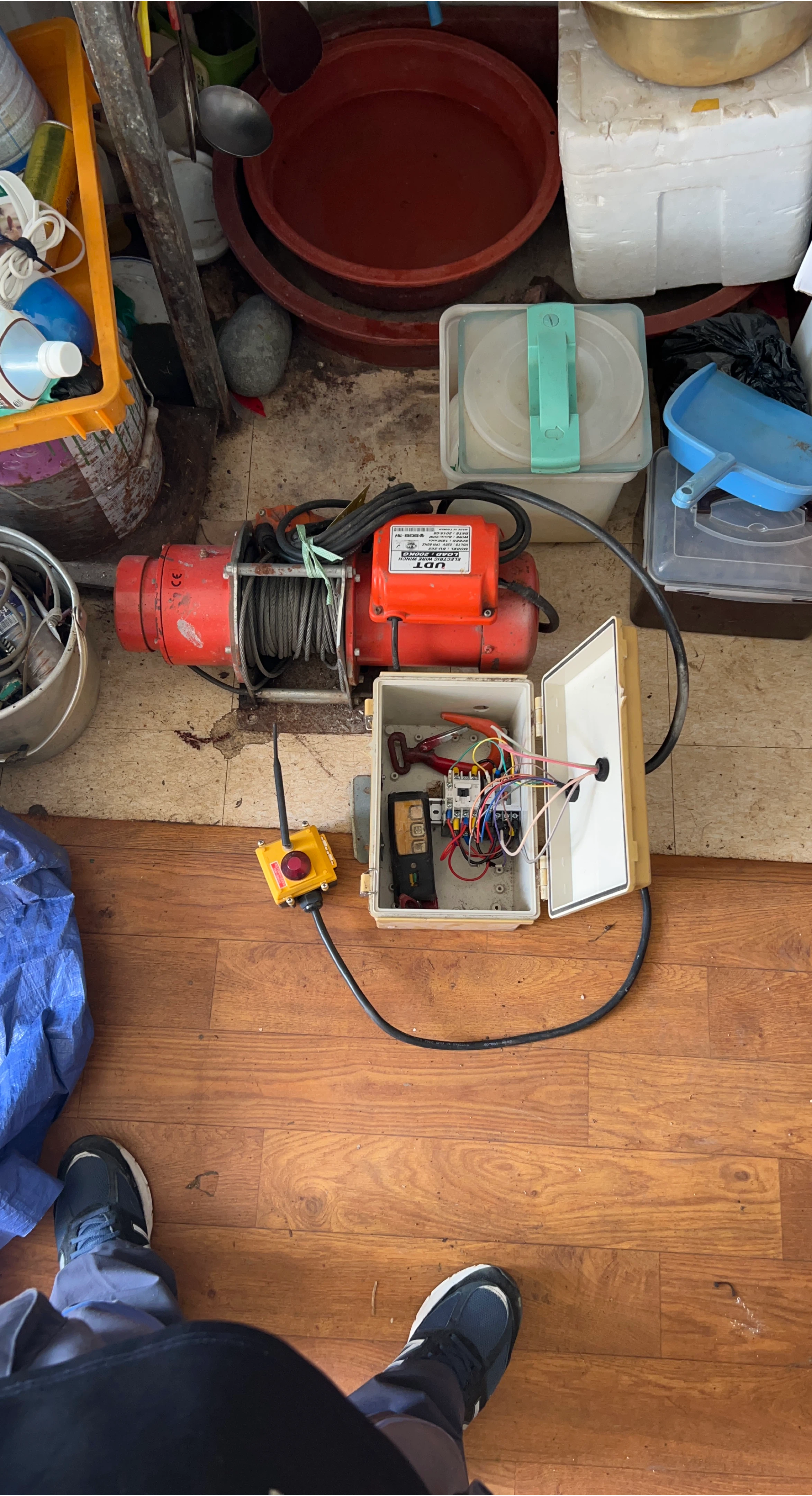 UDT 전동 윈치 200kg