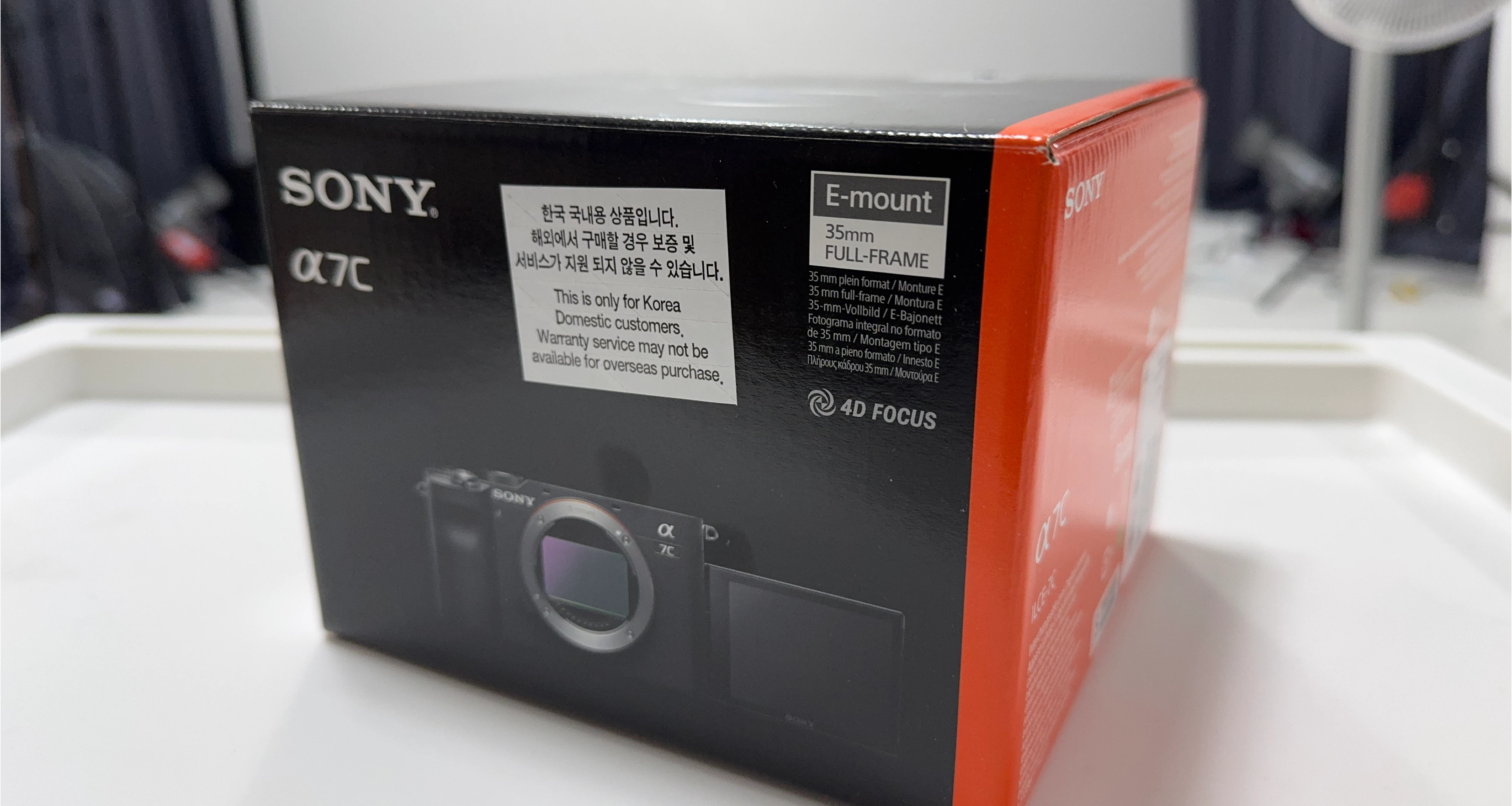 소니 A7C 풀프레임 E마운트 카메라 중고