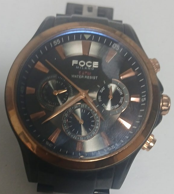 포체 밀라노 남성 시계 로즈골드