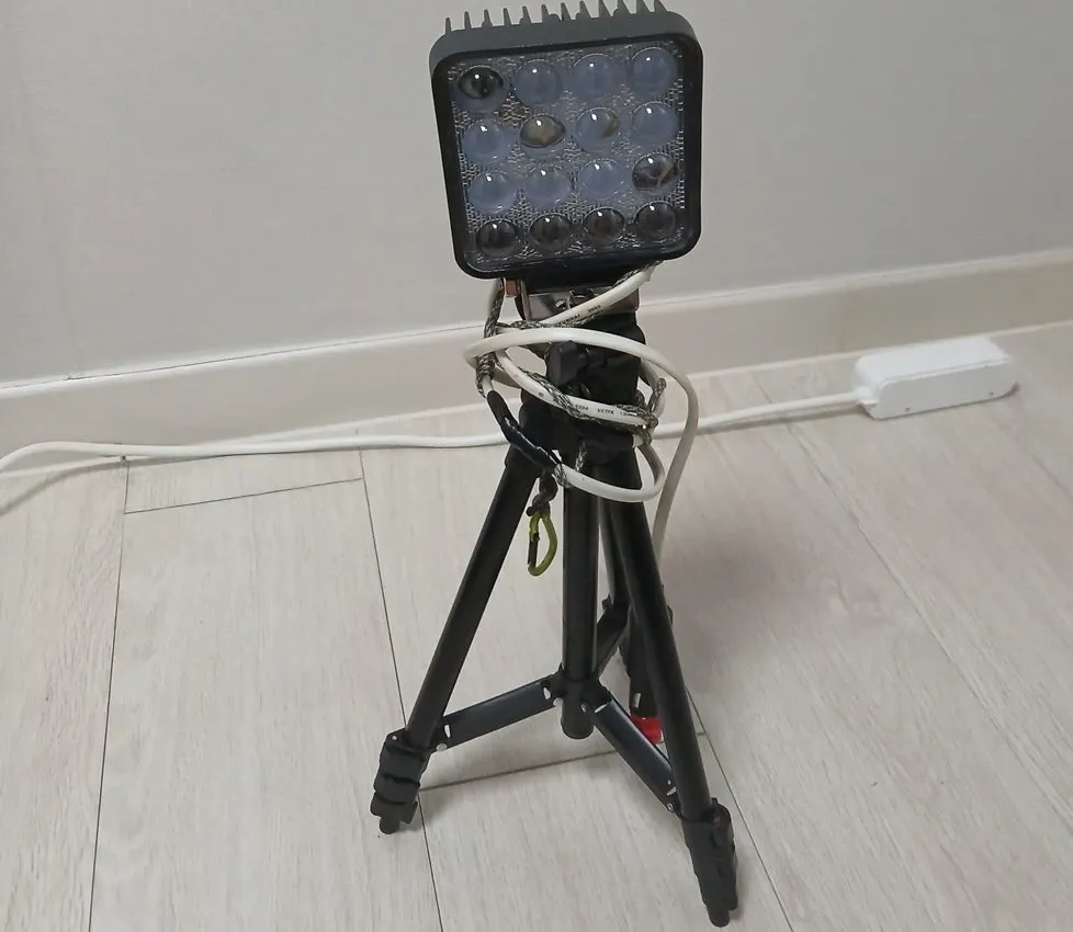 LED 조명 사진이나 밤낚시 집어등 캠핑용 사용 하기좋아용