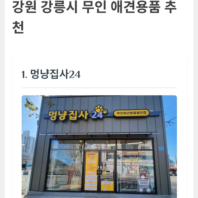 멍냥집사24