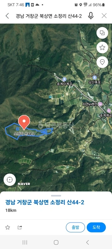 경상남도 거창군 북상면 토지 사진 1