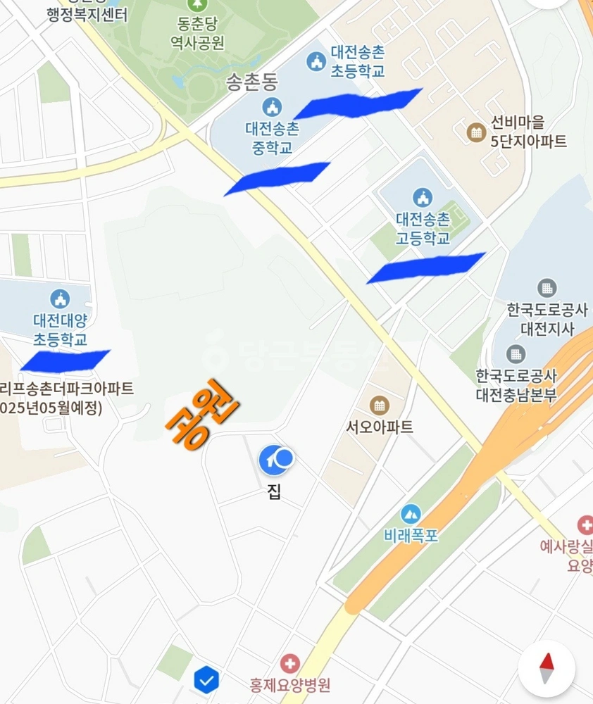 대전광역시 대덕구 송촌동 빌라(투룸 이상) 사진 1