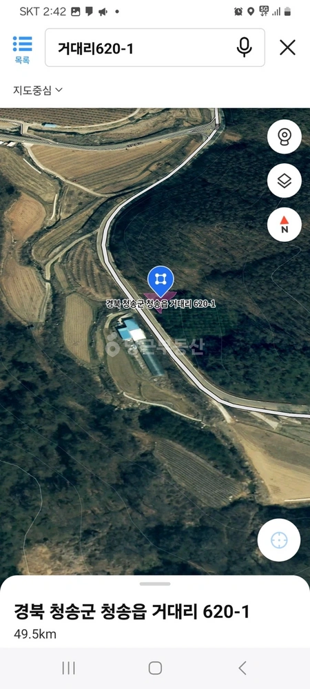 경상북도 청송군 청송읍 토지 사진 1