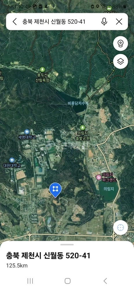 충청북도 제천시 신월동 토지 사진 1